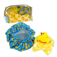 Pochette set shower blu donna