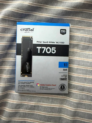 Ssd crucial t705 1tb pcie - crucial, gen5