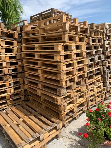 Bancali legno pallet usati - in,