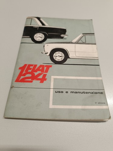 Fiat 124 berlina libretto - 124,