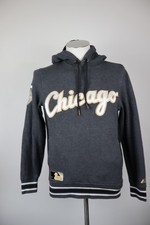 COOPERSTOWN MAJESTIC FELPA BASEBALL CHIGAGO UOMO S SPORT SWEATSHIRT CASUAL