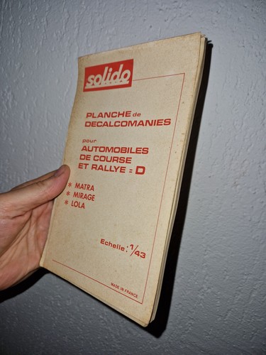 Solido ancien série 100 - ancien,