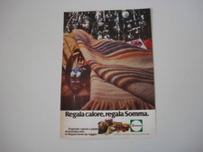 advertising Pubblicità 1980 COPERTE SOMMA