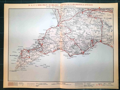 Carta geografica stradale