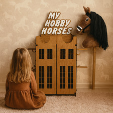 Wooden stick horse - stick,