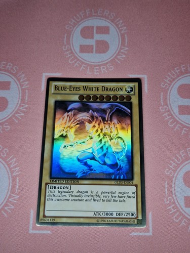 Blue eyes white dragon - white, [d]