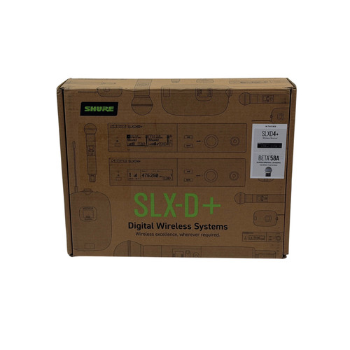 Shure slxd24 b58 sistema - slxd24+,