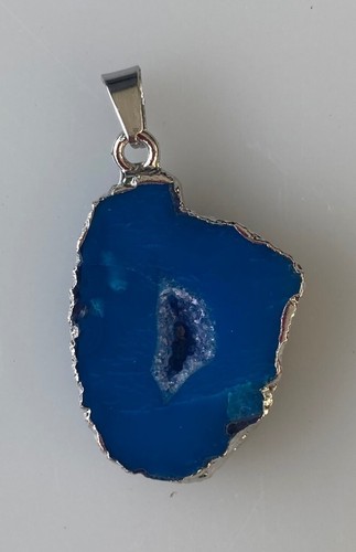 Ciondolo collana pietra - pietra, geode