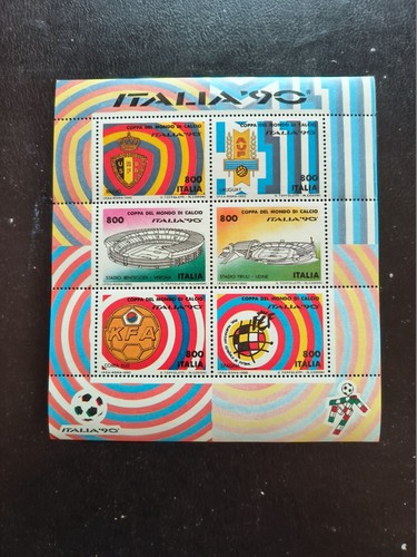 1990 italia foglietto coppa - 1990,