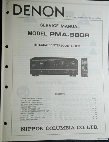 Denon pma 980r - pma-980r, amplificatore