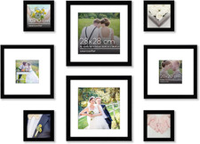 Set Cornici Foto Da Parete E