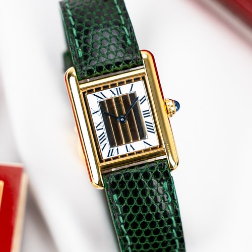 Cartier tank vermeil trinity - cartier,