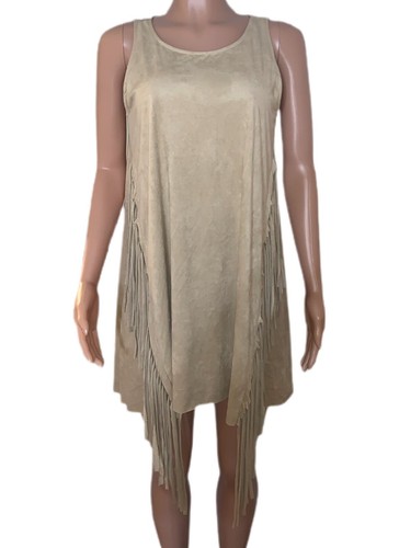 Y2k tan frange western stile - tan,