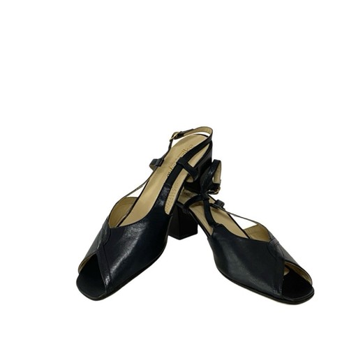 Sandalo blu tacco - , basso