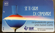 Scheda telefonica omaggio SERIE TROTTOLE SE TI GIRA DI  CAMBIARE OP 100