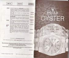 ROLEX LISTINO PREZZI INGLESE