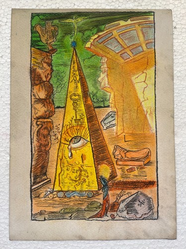 Salvador dali drawing paper - dali, on