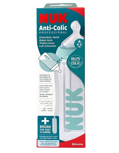 Nuk biberon anti colica - anti-colica, 0-6m