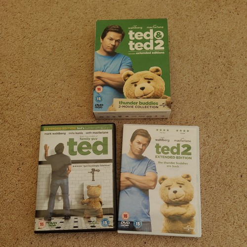 Ted and dvd box - and,