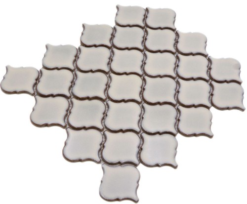 Mosaico bianco antico - bianco,