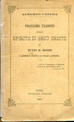 Prossimo trionfo dello spirito