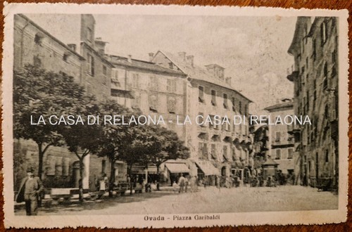 Cartolina ovada piazza - ovada,