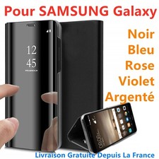 Coque rabat clear view - clear,