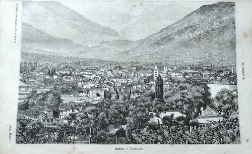 Aosta panorama vecchia - ,