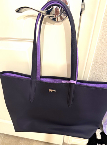 Borsa lacoste viola - borsa, viola/marina