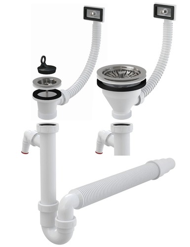 Set scarico sifone cucina - , flex