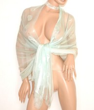 Stola verde acqua donna 30%
