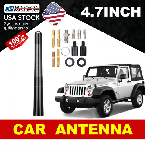 Carbon fiber antenna mast - 4.7",