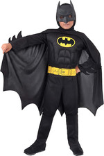 - Batman Costume Travestimento Bambino Originale DC Comics Con Muscoli Imbottiti