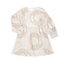 Burberry Bellissimo Abito Elita Nuovo Con Etichetta Bambina Tg 6 
