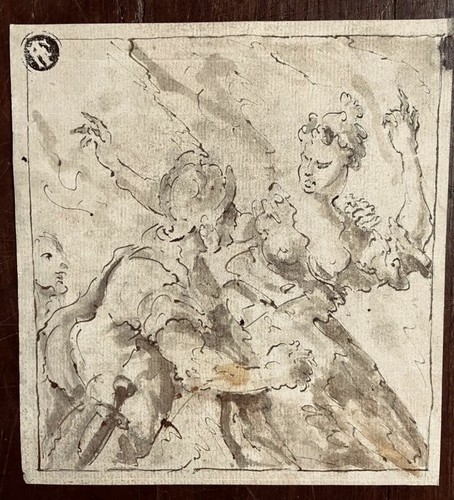 Antico disegno 1675 - disegno, 1741