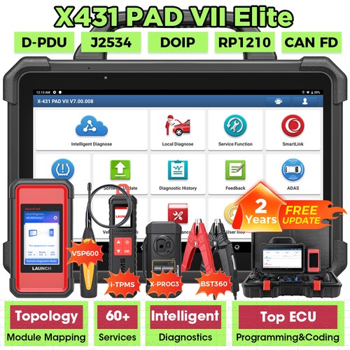 2026 launch x431 pad vii - vii,