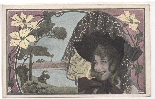 Art nouveau donnina in - donnina,