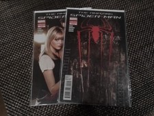 Copertine fotografiche The Amazing Spider-Man "The Movie": set da 2 pezzi. 2012 RARO MAI LETTO 