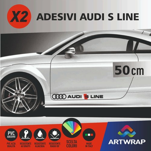 Coppia adesivi audi - coppia,