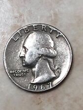 moneta quarto di dollaro anno 1967 condizioni buone rara