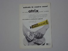 advertising Pubblicità 1960 CREMA ATRIX NIVEA
