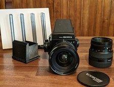 Zenza Bronica GS-1 Mirino Wlf 6x7 120 Zenzanon Pg 50mm F/4.5 100mm reflex Medio 