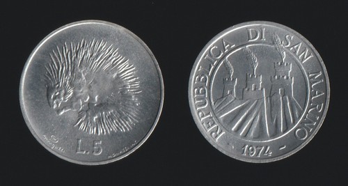 San marino lire 1974 il - san,