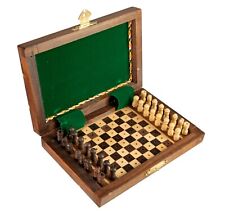 Mini Gioco D Scacchiera Da Viaggio - Decorativo - Per Fatto a Mano IN India