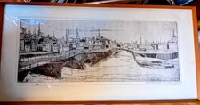 Quadro acqueforti ponte - acqueforti,