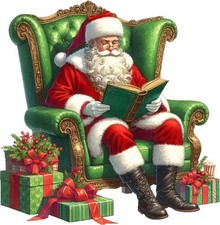 Adesivo Natale Babbo Natale