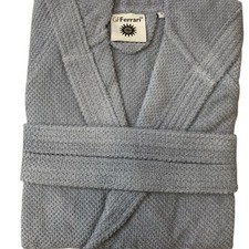 Accappatoio Royal Spugna A Nido D’Ape Grigio GF Ferrari