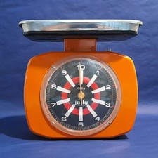 Bilancia da cucina Ciba Modello Jolly retro vintage design anni 70 arancio 10 kg