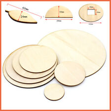 Trucioli di legno vuoti non finiti artigianato grezzi forme cerchio quadrato fai da te arte