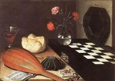 Dipinto olio lubin baugin -